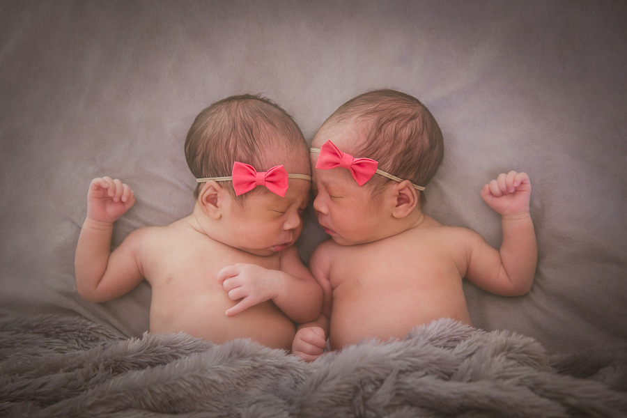 New Born Twins in Lafayette | Newborn Photographer San Francisco 